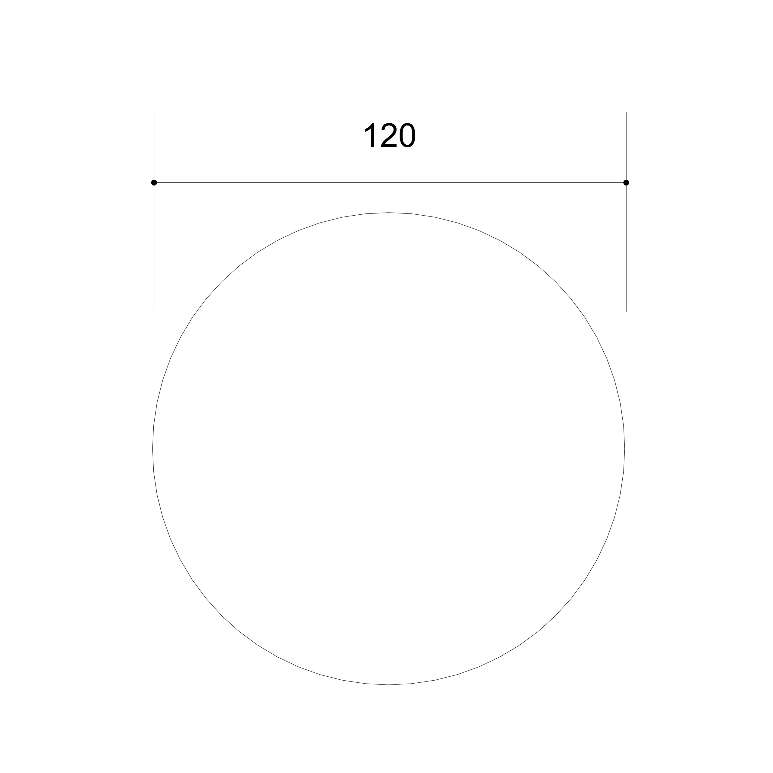 Table de réunion ronde 4 places Arial - Ø 120 cm - 4 pieds