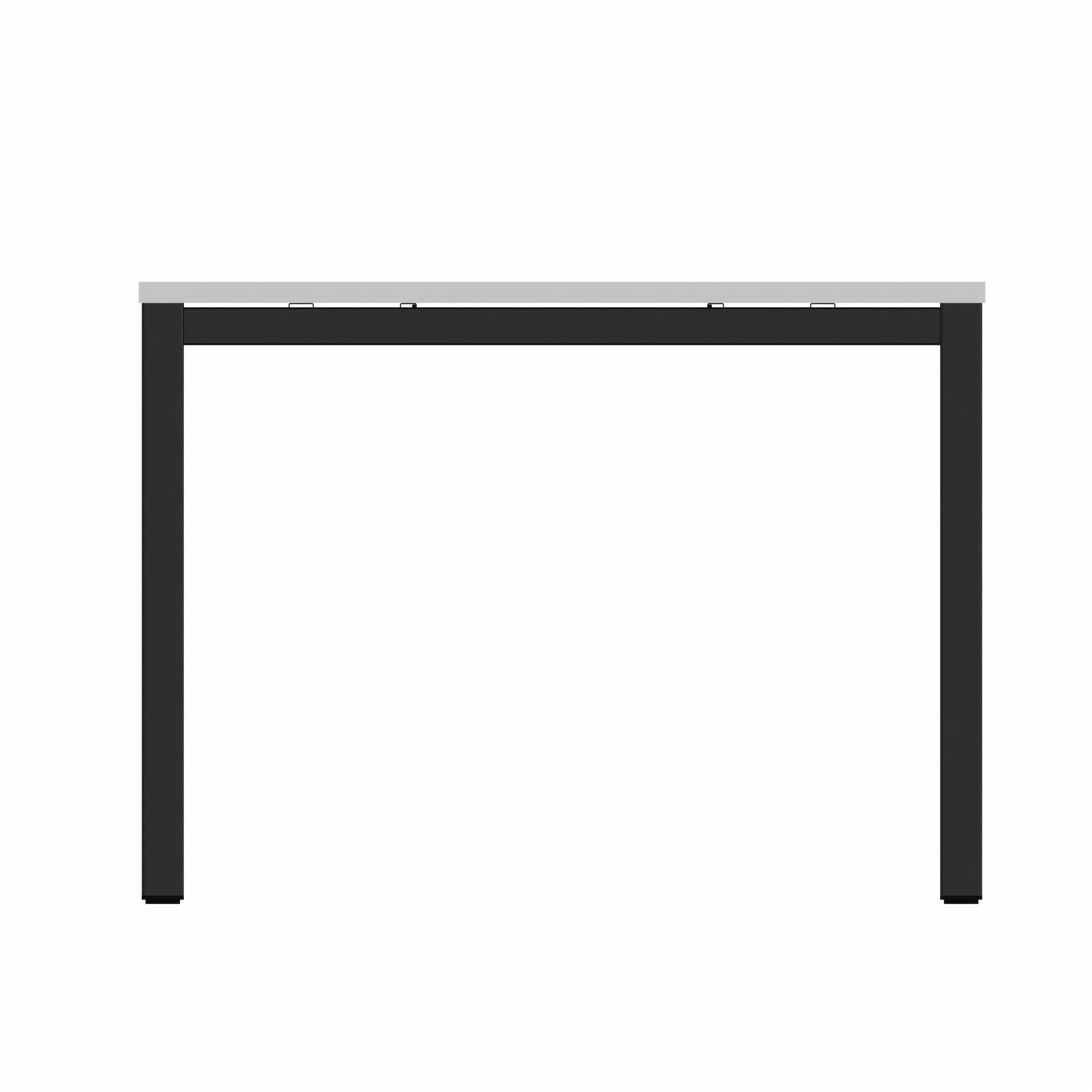 Table de réunion rectangulaire 8 places Arial - l. 200 x pr. 100 cm - piètement arche