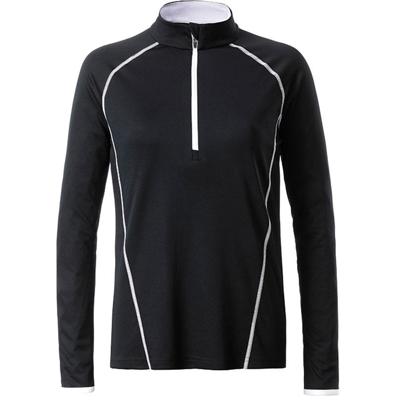T-shirt running respirant femme - manches longues - JN497 - 100 % polyester respirant - 130 g/m2