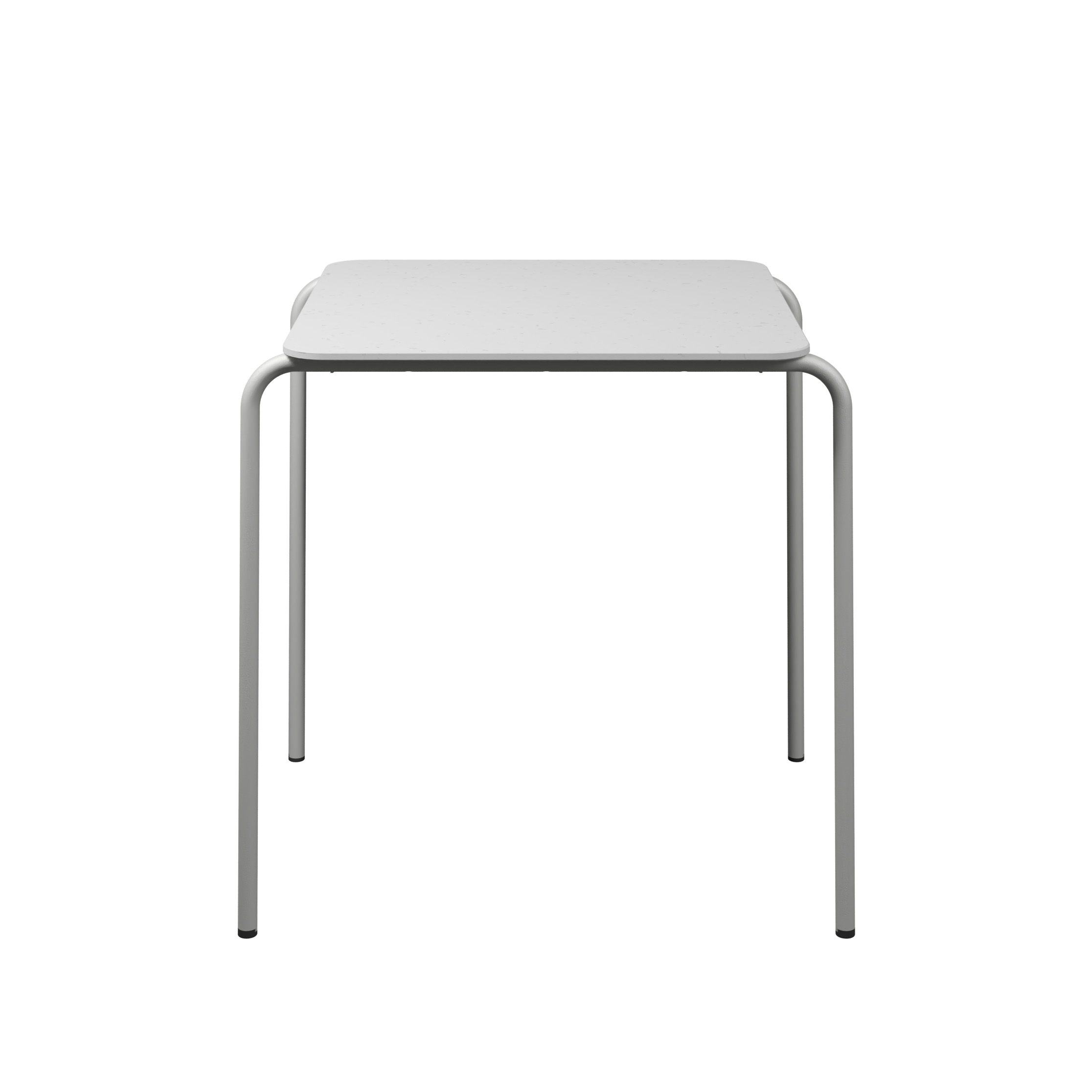 Table carrée Mahaut 69 x 69 x h. 75 - plateau PS 100% recyclé - piétement époxy