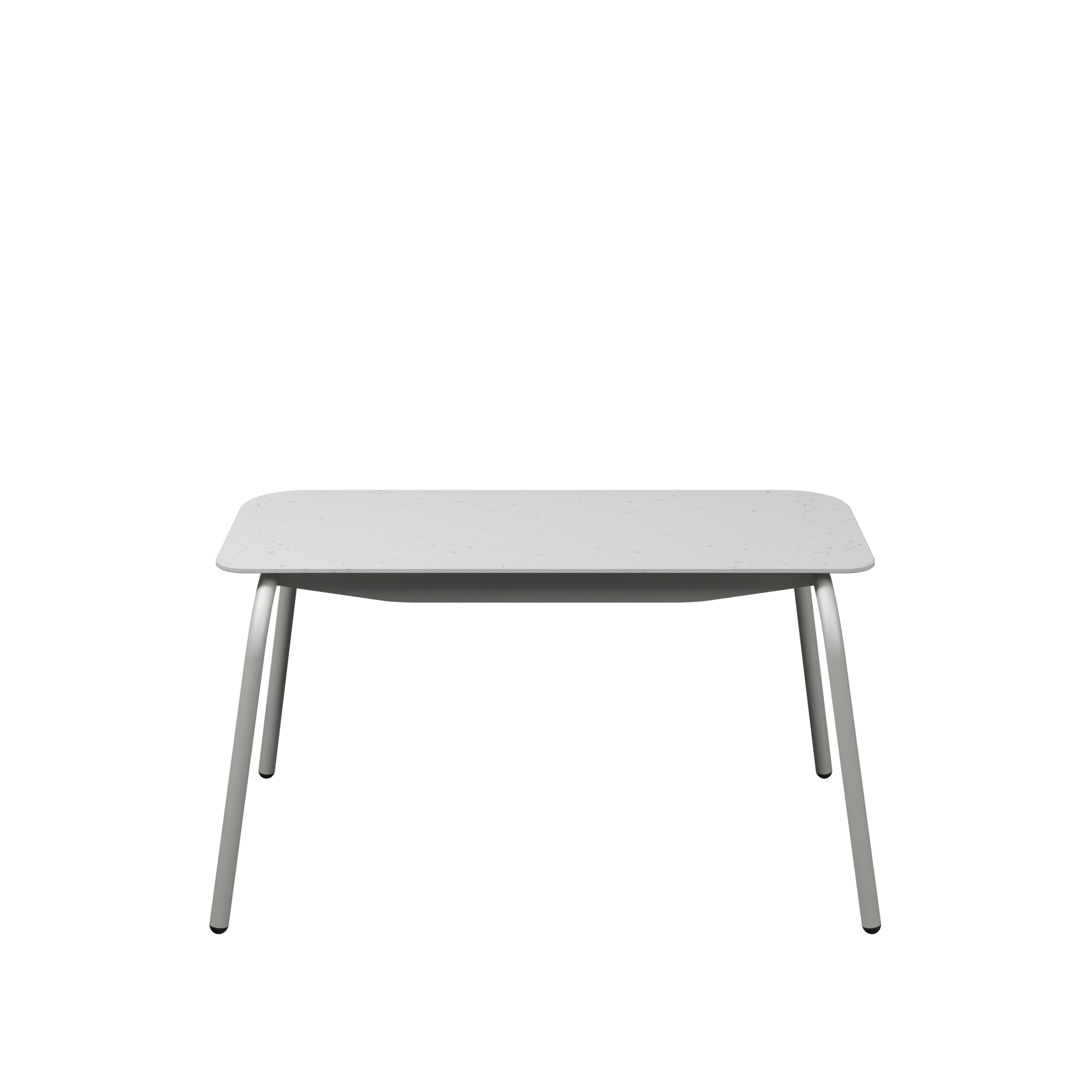 Banc 2 places Mahaut - assise 89 x 38 cm - plastique PEHD 100% recyclé - piétement époxy