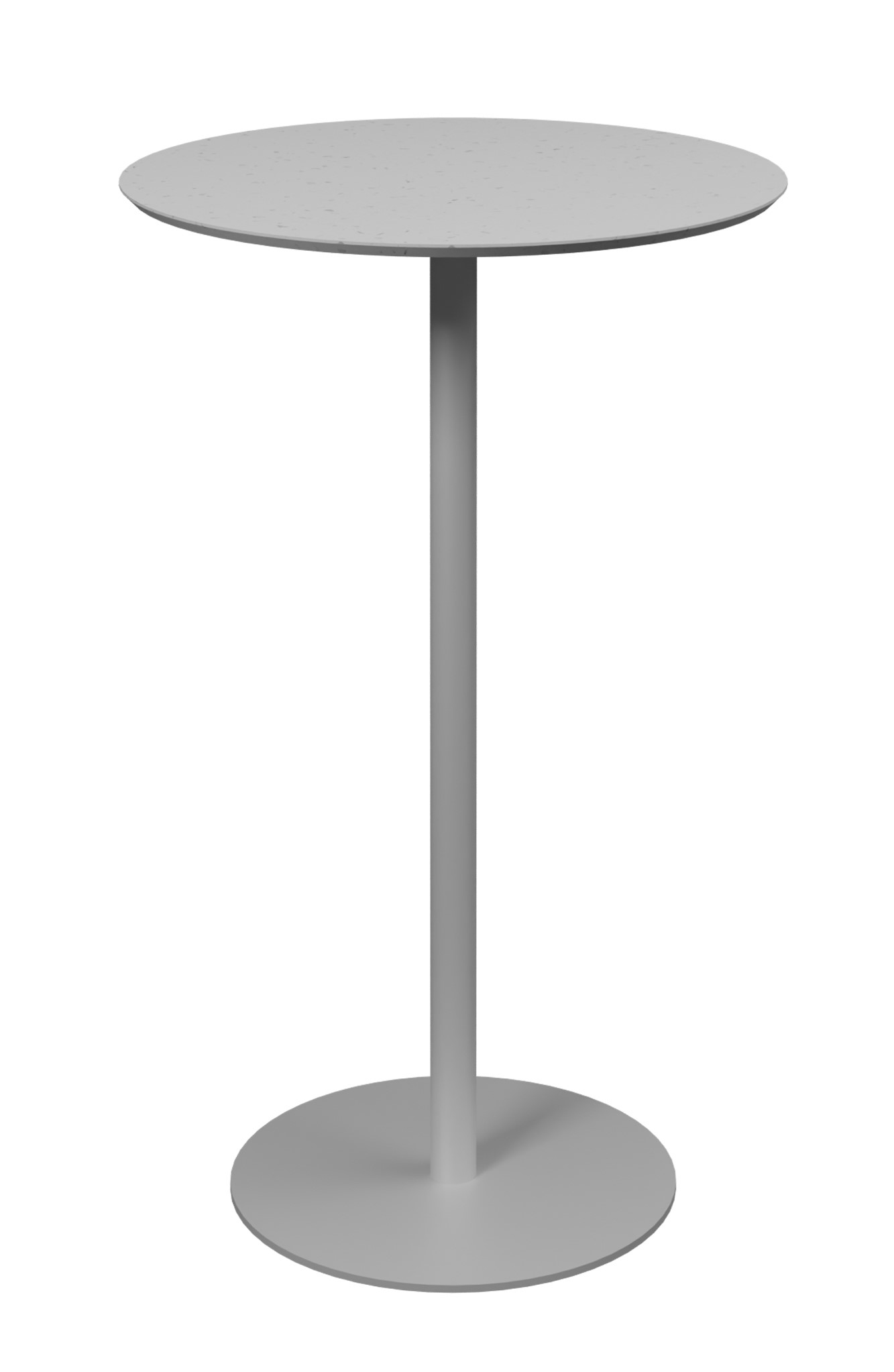 Mange debout Trinquet Ø 70 x h. 110 cm - plateau PS 100 % recyclé - piétement époxy