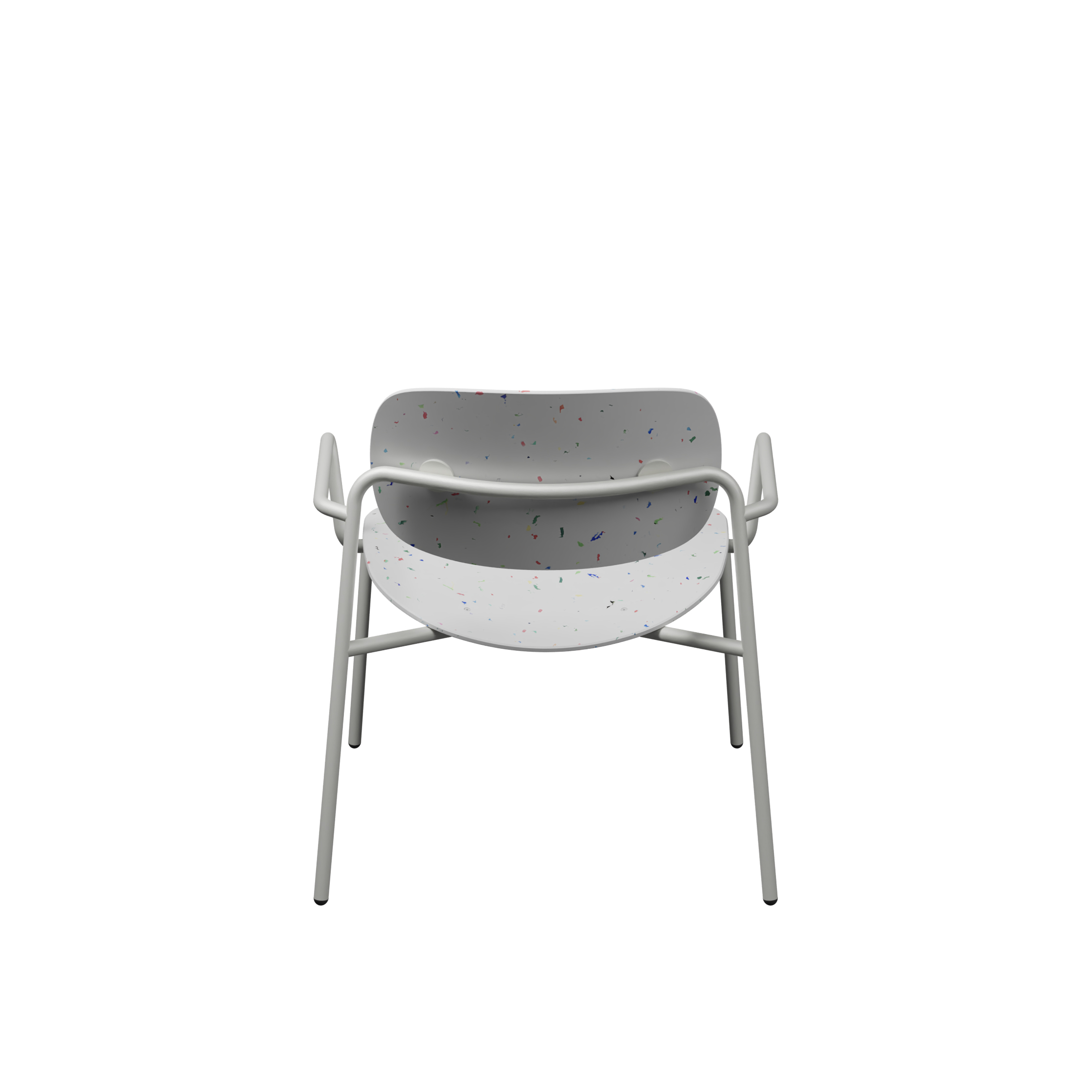 Chauffeuse Uso - Plastique PEHD 100 % recyclé - structure acier - empilable