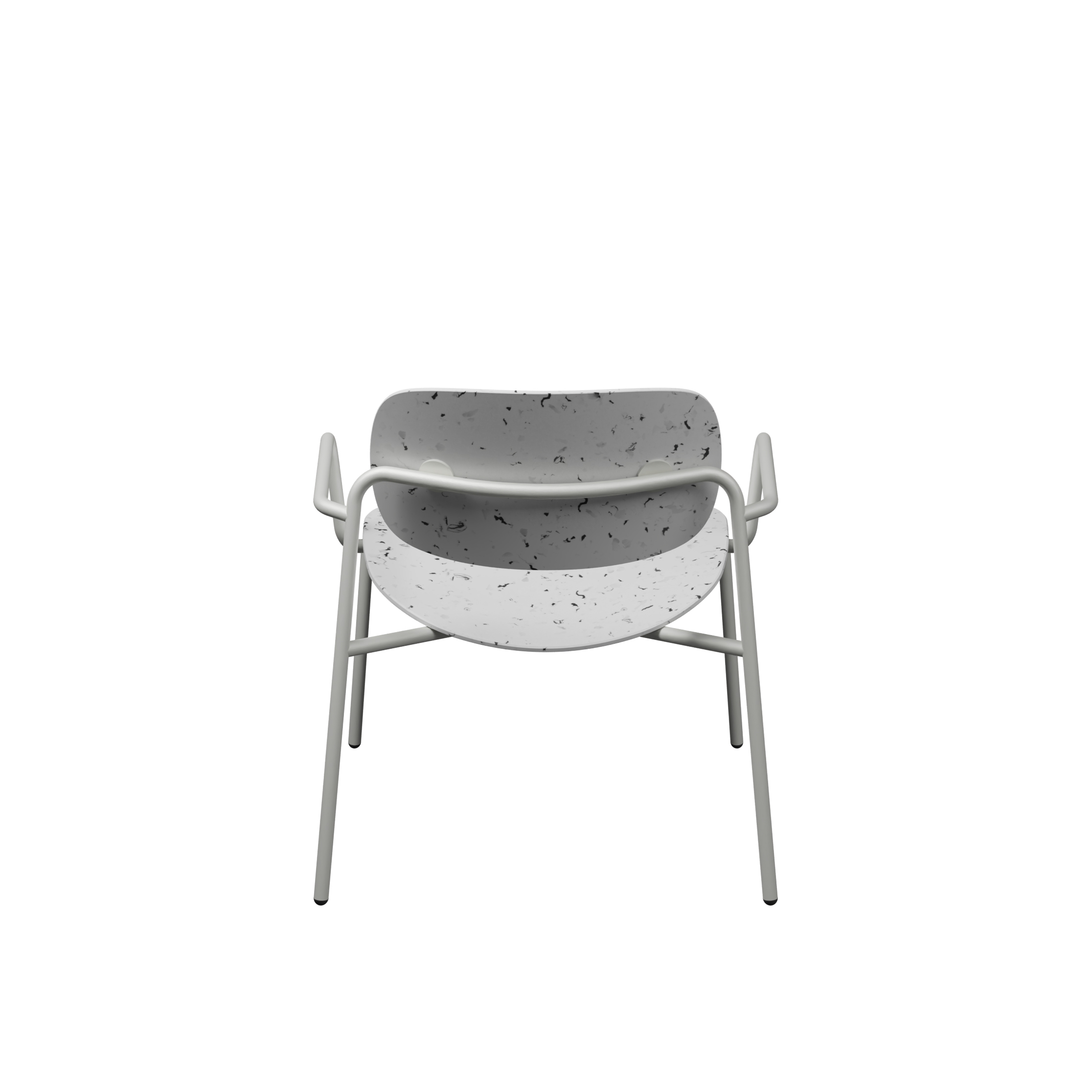 Chauffeuse Uso - Plastique PEHD 100 % recyclé - structure acier - empilable