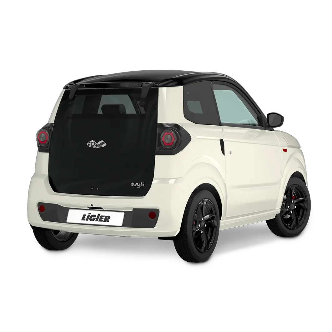 Véhicule électrique Ligier MYLI E.PIC - L7e - EV 12 kWh - Blanc Nacré Métal