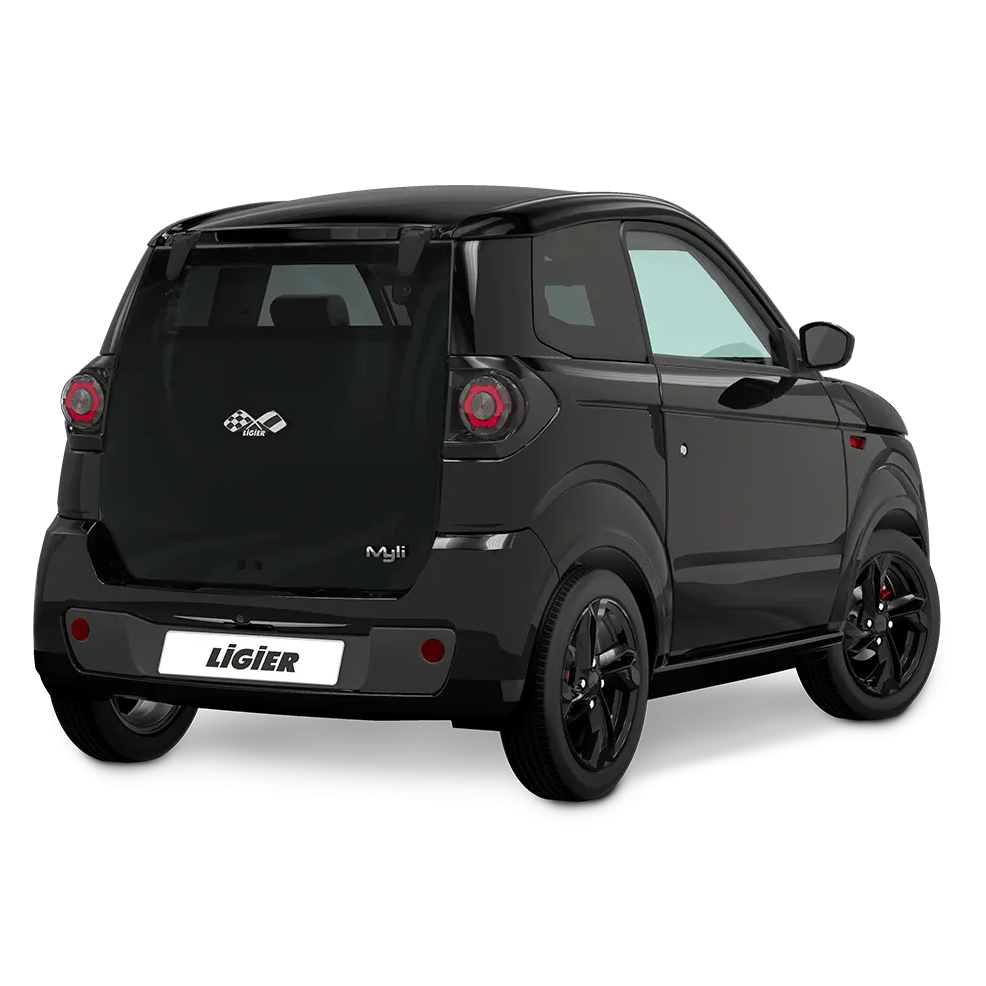 Véhicule électrique Ligier MYLI E.PIC - L7e - EV 12 kWh - Noir Intense