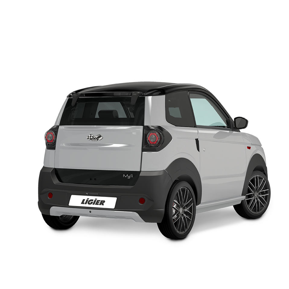 Véhicule électrique Ligier MYLI E.REBEL - L7e - EV 12 kWh - Gris Asphalt Metal