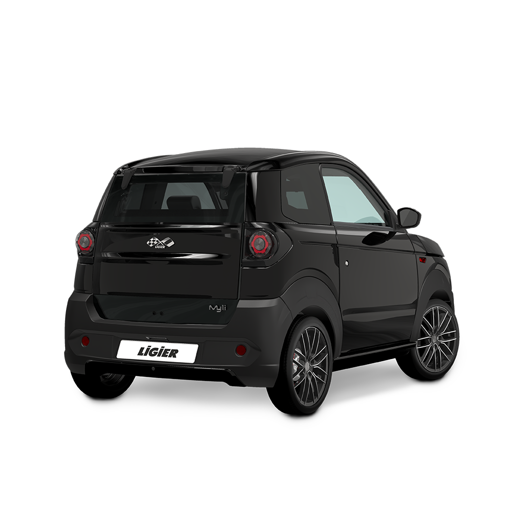 Véhicule électrique Ligier MYLI E.REBEL - L7e - EV 12 kWh - Noir Intense