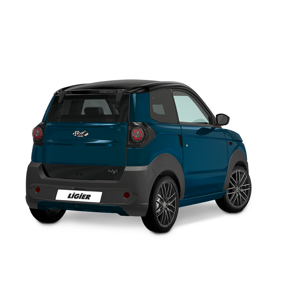 Véhicule électrique Ligier MYLI E.REBEL - L7e - EV 12 kWh - Bleu Odyssey Metal