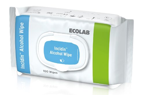 Lingette désinfectantes Incidin Alcool Wipe paquet refermable x 100