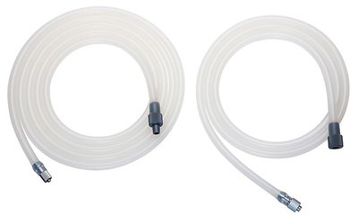 Set de 2 tuyaux pour aspiration autoclavable stérilisables en 2 parties