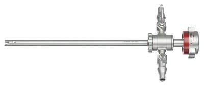 Chemise haut débit pour optique 4mm, 2 robinets rotatifs Diam 6 mm