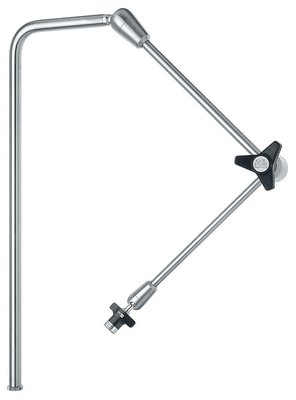 Système de support long autoclavable pour optique Comprenant:bras articulé 3 parties pour machoire de serrage