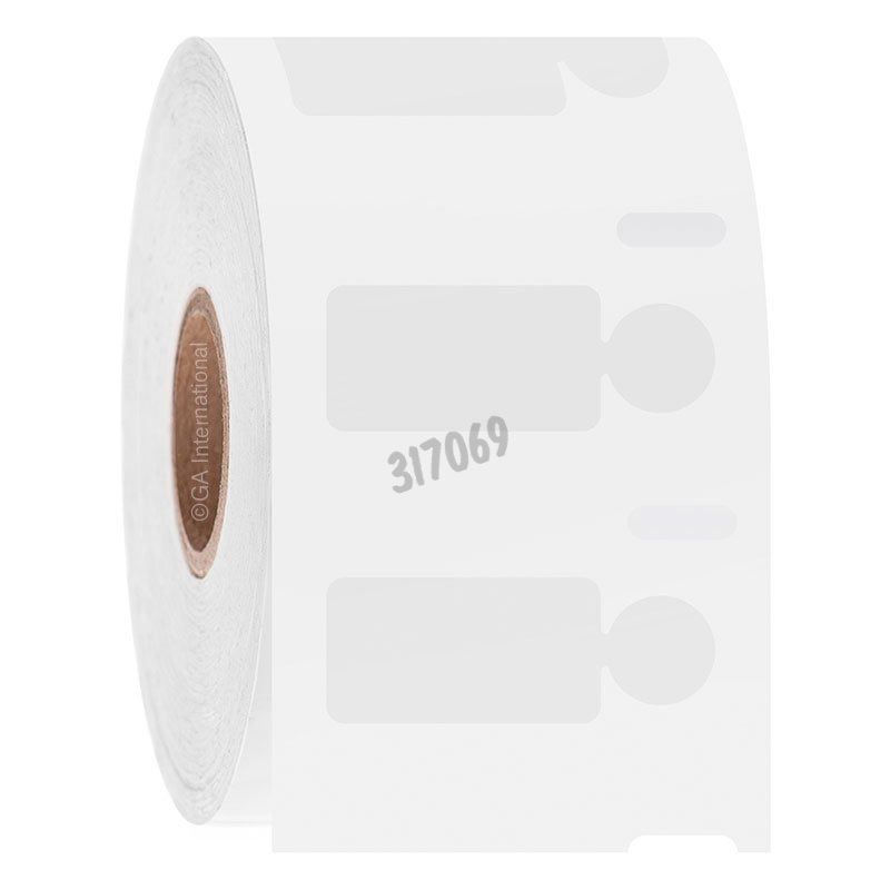 Etiquette Cryostuck pour dymo 550 23,9 x 12,7 mm + diam 9,5