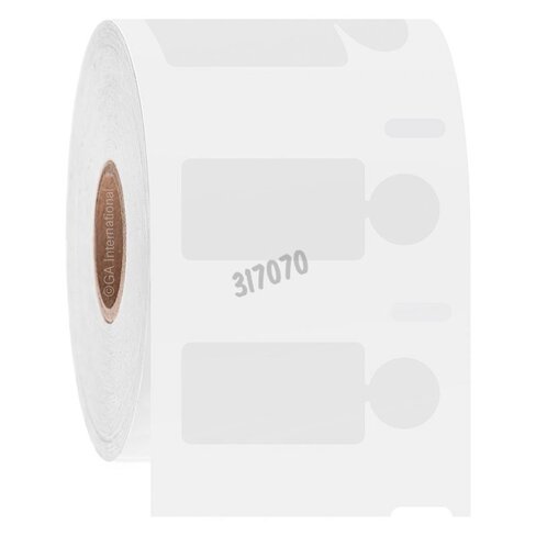 Etiquette Cryostuck pour dymo 550 28,6 x 15,9 mm + diam 11,1