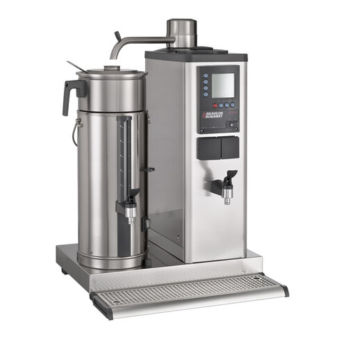 Machine à café à raccordement - Bravilor B5 HW L - 1 container de 5 L - réserve chauffée à gauche.