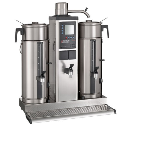 Machine à café à raccordement - Bravilor B5 HW - 2 containers de 5 L - réserve chauffée de chaque côté