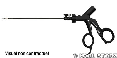 Pince RoBi fenétrée ''Johan'' bariatrique autoclavable 5mm / 43cm / préhension fenétrée