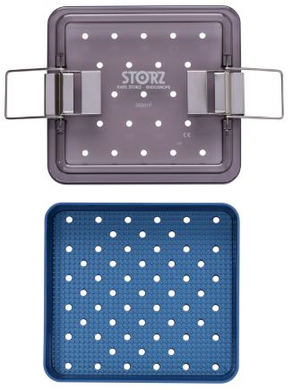 Bac en mat. plastique pour stérilisation