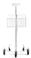 Socle mobile à roulette avec panier pour Garrot