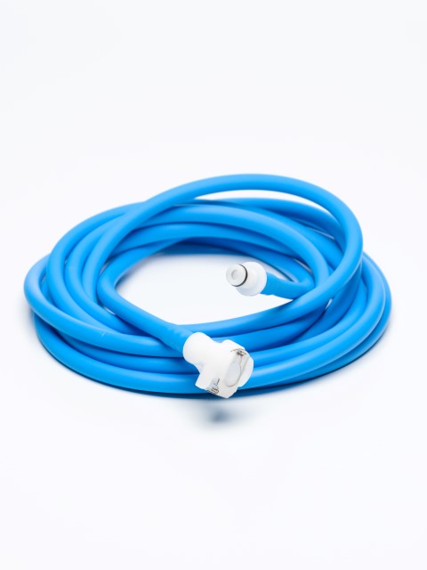 Tubulure bleue 3m - connecteur CPC mâle et femelle