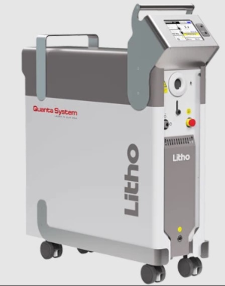 Laser Holmium Litho 30 comprenant générateur - pédale - 2 denudeurs de fibre - 2 Pare-débris