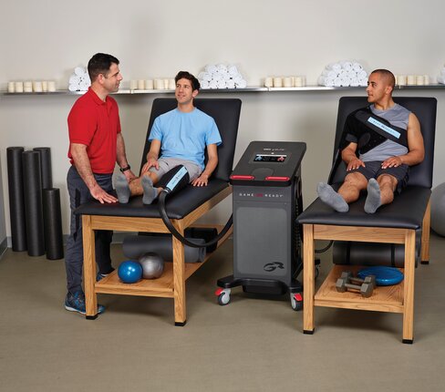 Appareil de cryothérapie compressive postopératoire pour 2 patients avec mode chaud MED4ELITE GAME READY - sur