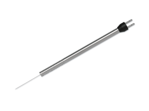 Crayon d'endo-diathermie - droite - extrémité pointue - 25 gauge / Ø 0,5 mm