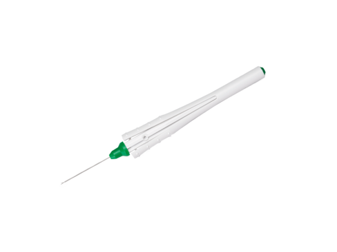 Micro pince ILMD 23 gauge - lot de 5 - à usage unique - livrée stérile - code couleur : vert