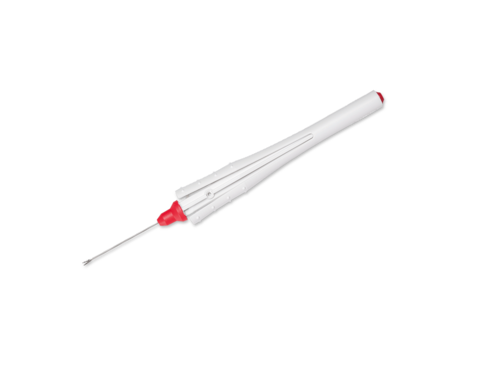 Micro pince ECKARDT 20 gauge - lot de 5 - à usage unique - livrée stérile - code couleur : rouge