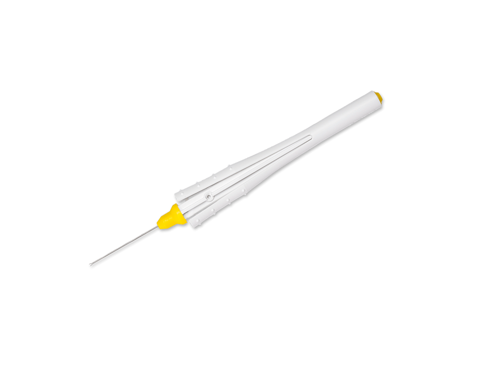 Micro pince ECKARDT 27 gauge - lot de 5 - à usage unique - livrée stérile - code couleur : jaune