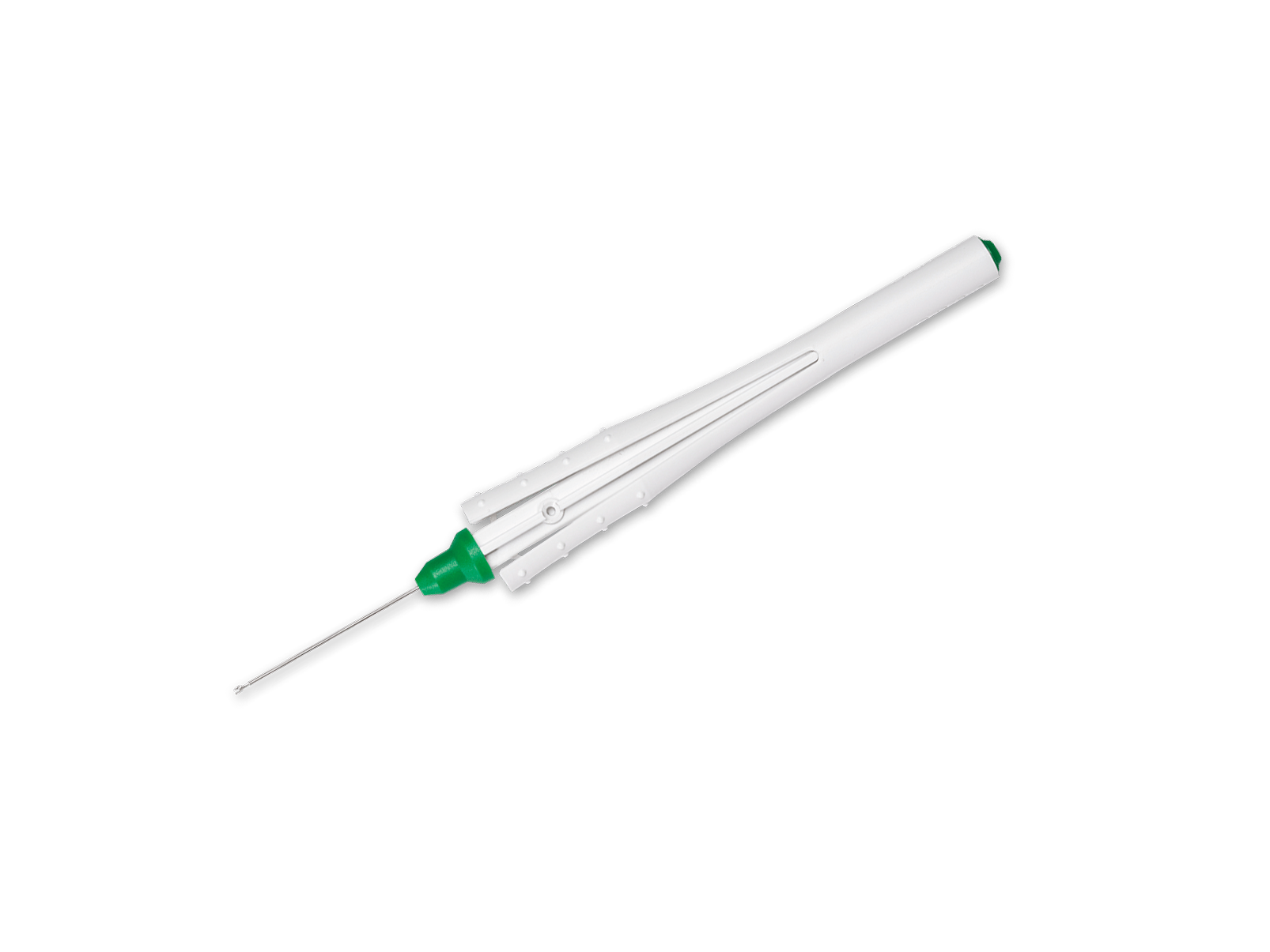 Micro pince ASYMETRIC END GRIPPING 23 gauge - lot de 5 - livrée stérile - code couleur : vert