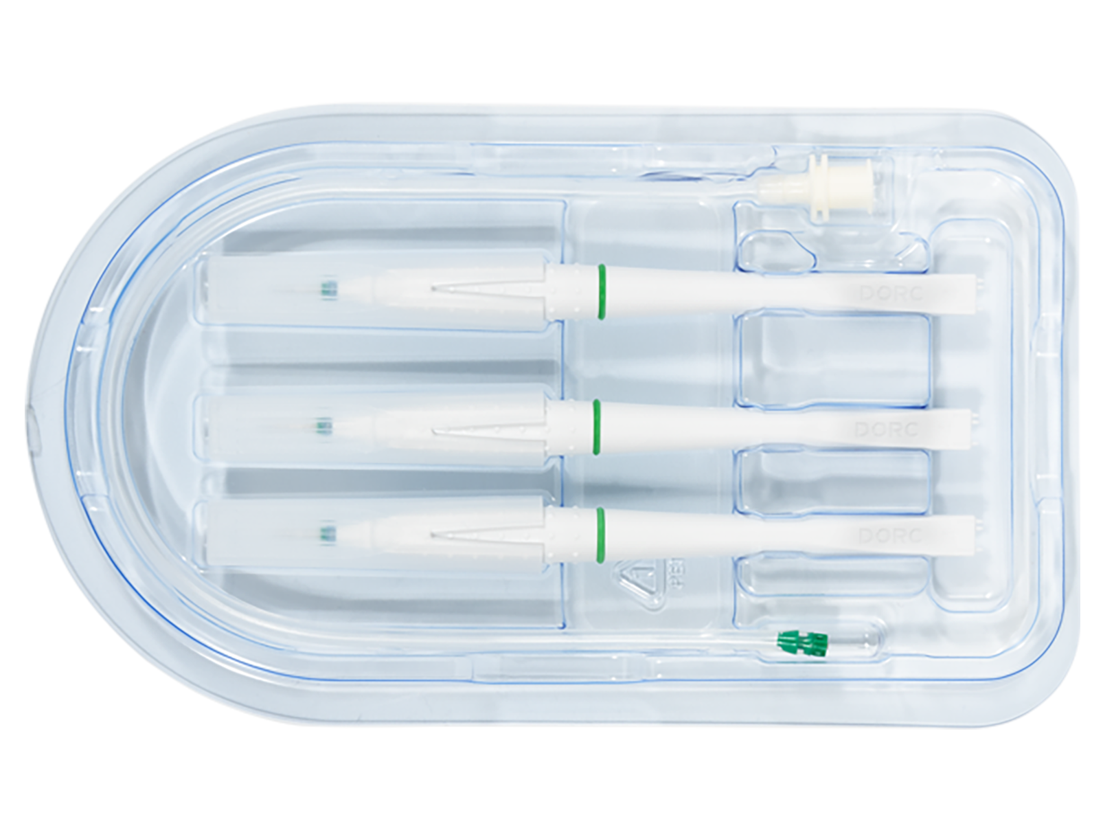 Trocart EVA AVETA 23 gauge - lot de 6 - à usage unique - livré stérile - code couleur : vert