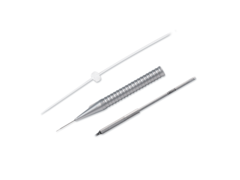 Eclairage à une fibre optique 27G avec aiguille de guidage - lot de 6