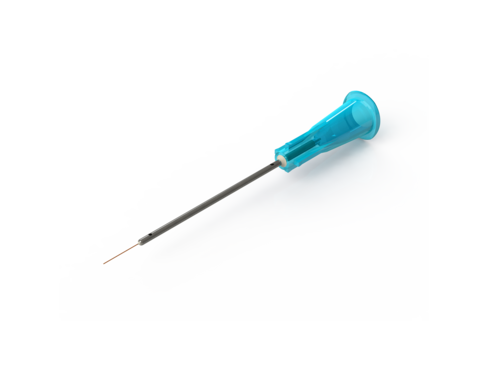 Aiguille à double orifice pour injection de BSS 23G / Ø 0,6 mm - lot de 6 - usage unique - livrée stérile