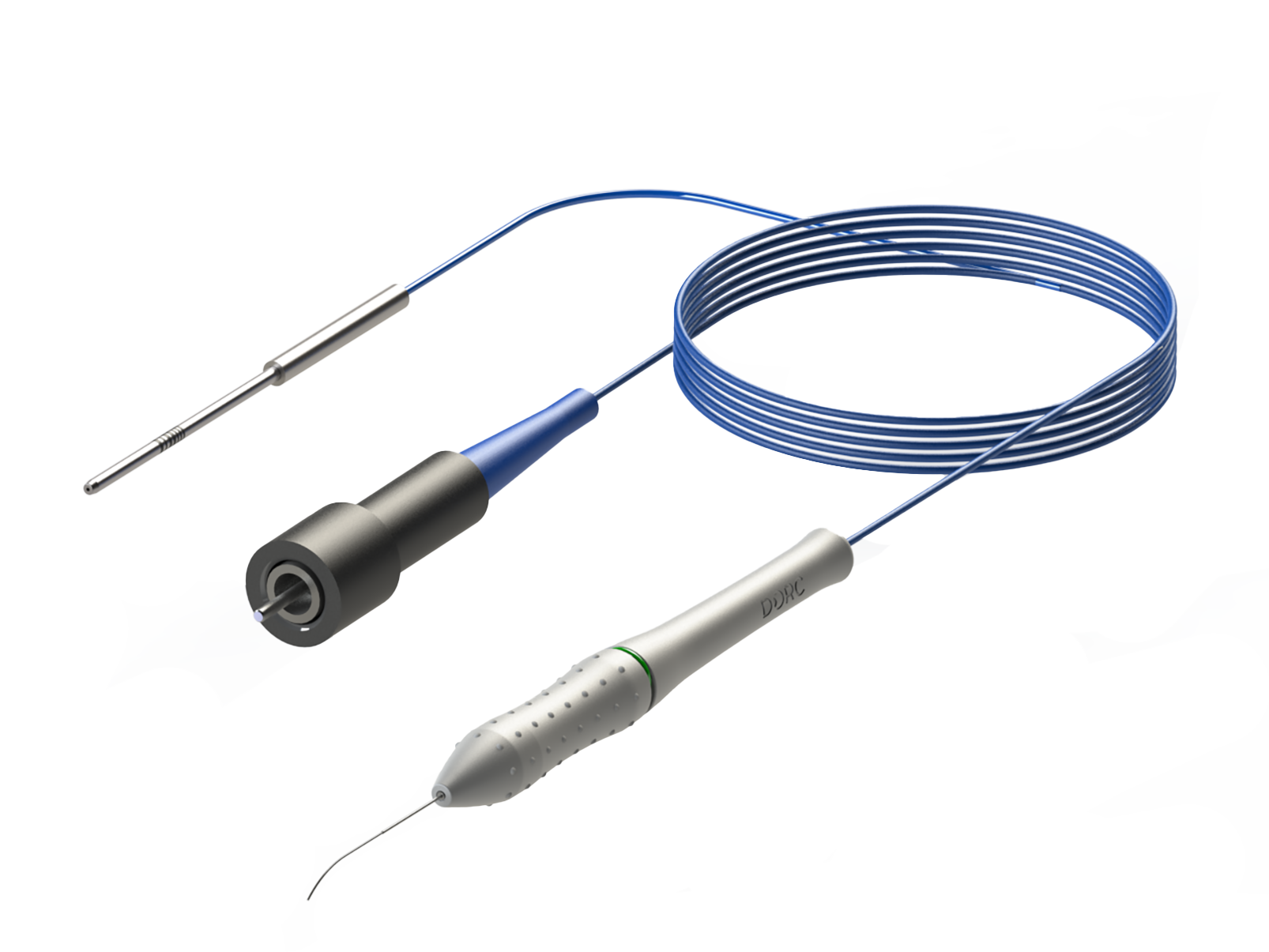 Sonde laser endoilluminée incrémentielle - courbe à pointe conique - lot de 6 - à utiliser avec le système pour