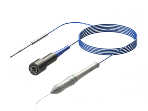 Sonde laser endoilluminée incrémentielle - courbe à pointe conique - lot de 6 - à utiliser avec le système pour