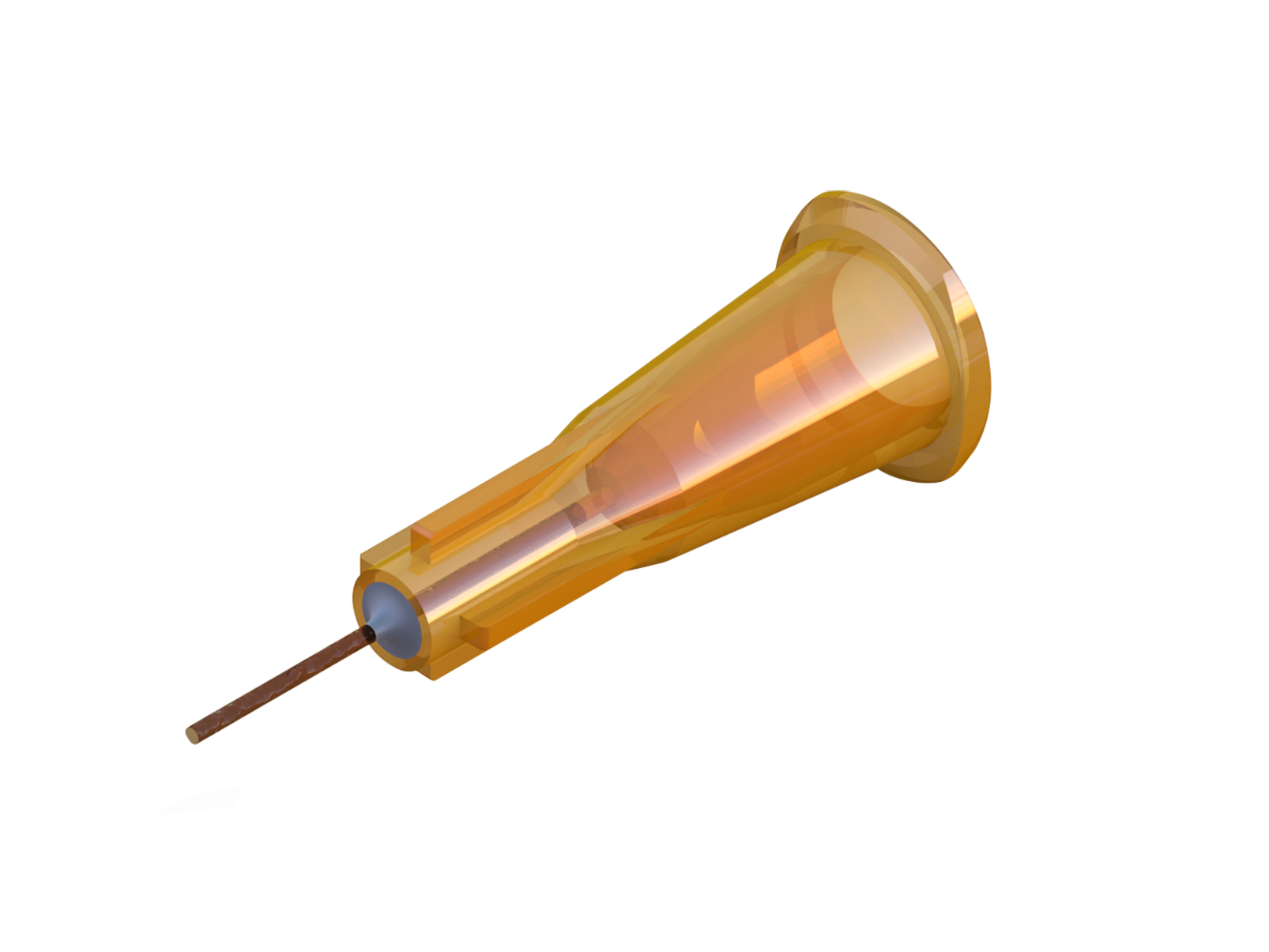 Canule VFI à embout polyimide de 7 mm à paroi mince 25G / Ø 0,5 mm - lot de 5 - usage unique - livrée stérile - code