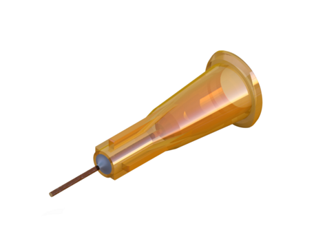 Canule VFI à embout polyimide de 7 mm à paroi mince 25G / Ø 0,5 mm - lot de 5 - usage unique - livrée stérile - code
