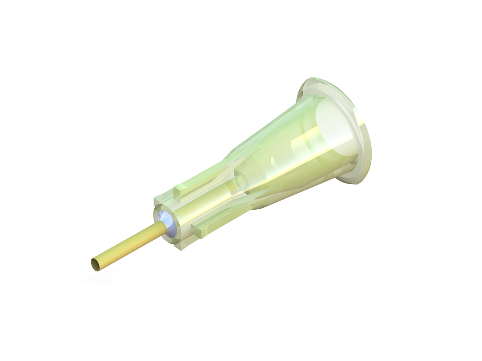 Canule pour injection/extraction de silicone à embout polyimide de 7 mm à paroi mince - 20G / Ø 0,9 mm - lot de 5-