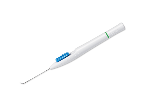 Sweeper extensible diamant 23G / Ø 0,6 mm - lot de 5 - usage unique - livré stérile - code couleur : vert