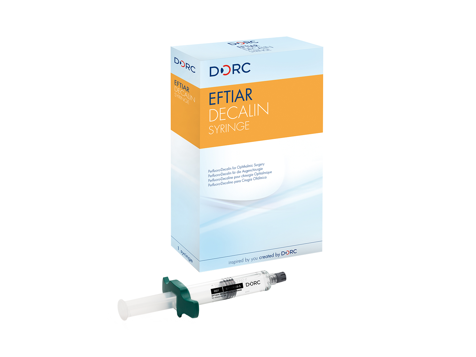 Seringue Eftiar Decalin 5 ml - usage unique - livré stérile