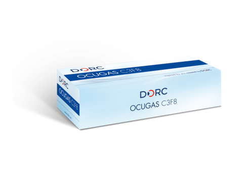 Seringue 9 ml de gaz C3F8 pour tamponade