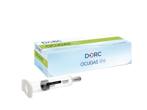 Seringue 15 ml de gaz SF6 pour tamponade