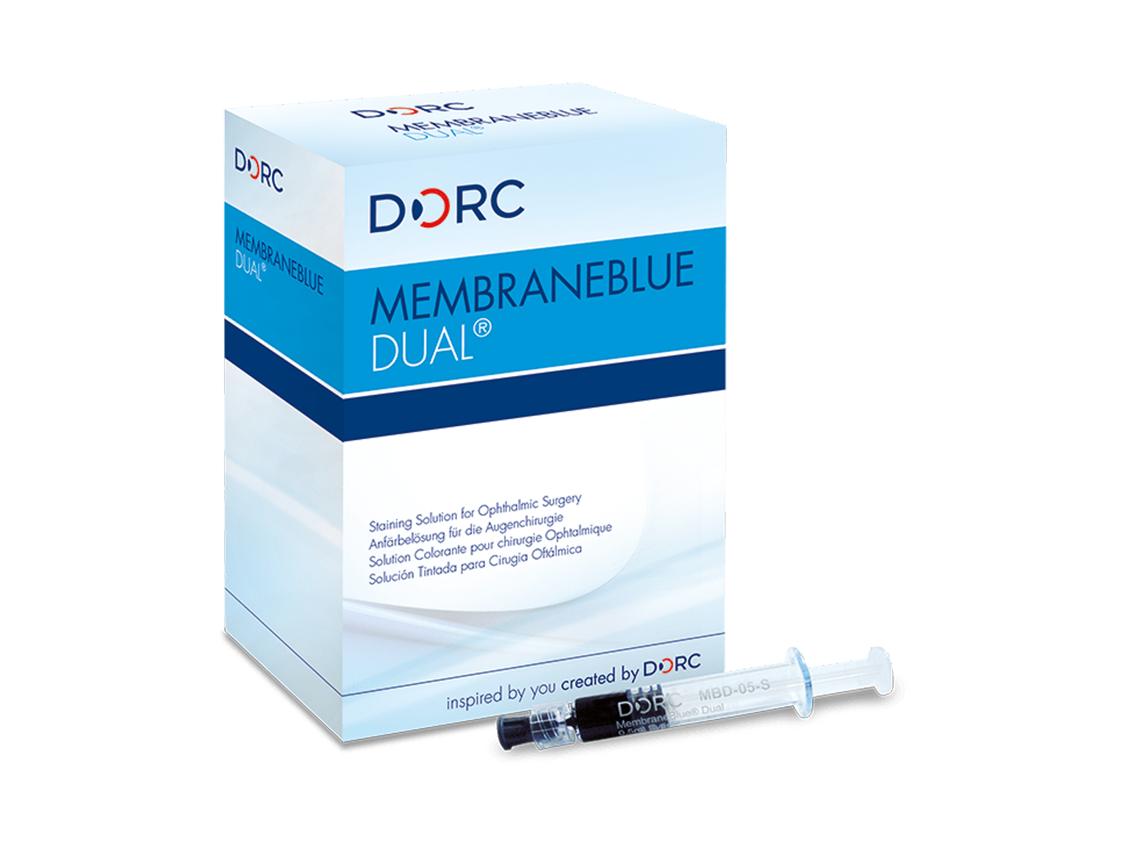Seringue de 0,5 ml de MEMBRANEBLUE - lot de 5