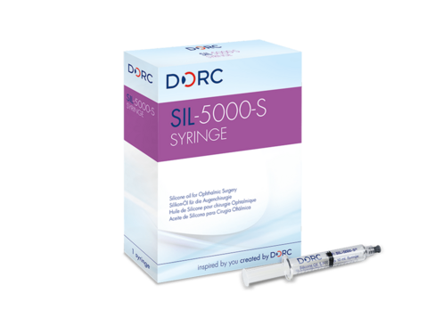 Seringue de 10 ml d'huile de silicone 5000 csts
