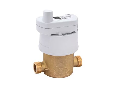 Compteur d'eau volumétrique AQUADIS HR équipé radio EVERBLU DN15 - l. 110 mm - R160 - corps laiton - cadran verre