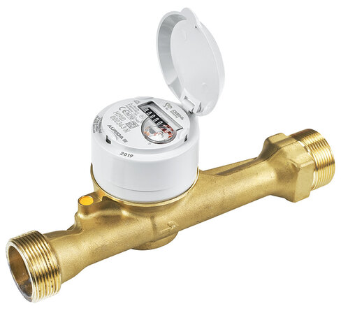 Compteur d'eau vitesse AURIGA - DN 40 - l. 300 mm - R160 TGVi - corps laiton - cadran plastique