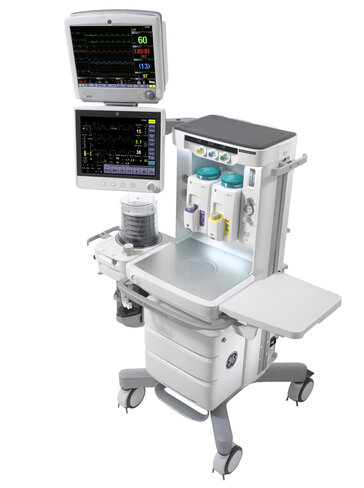 Respirateur d'anesthésie GE HealthCare - Carestation 650 V2 Interface utilisateur et manuel en Français