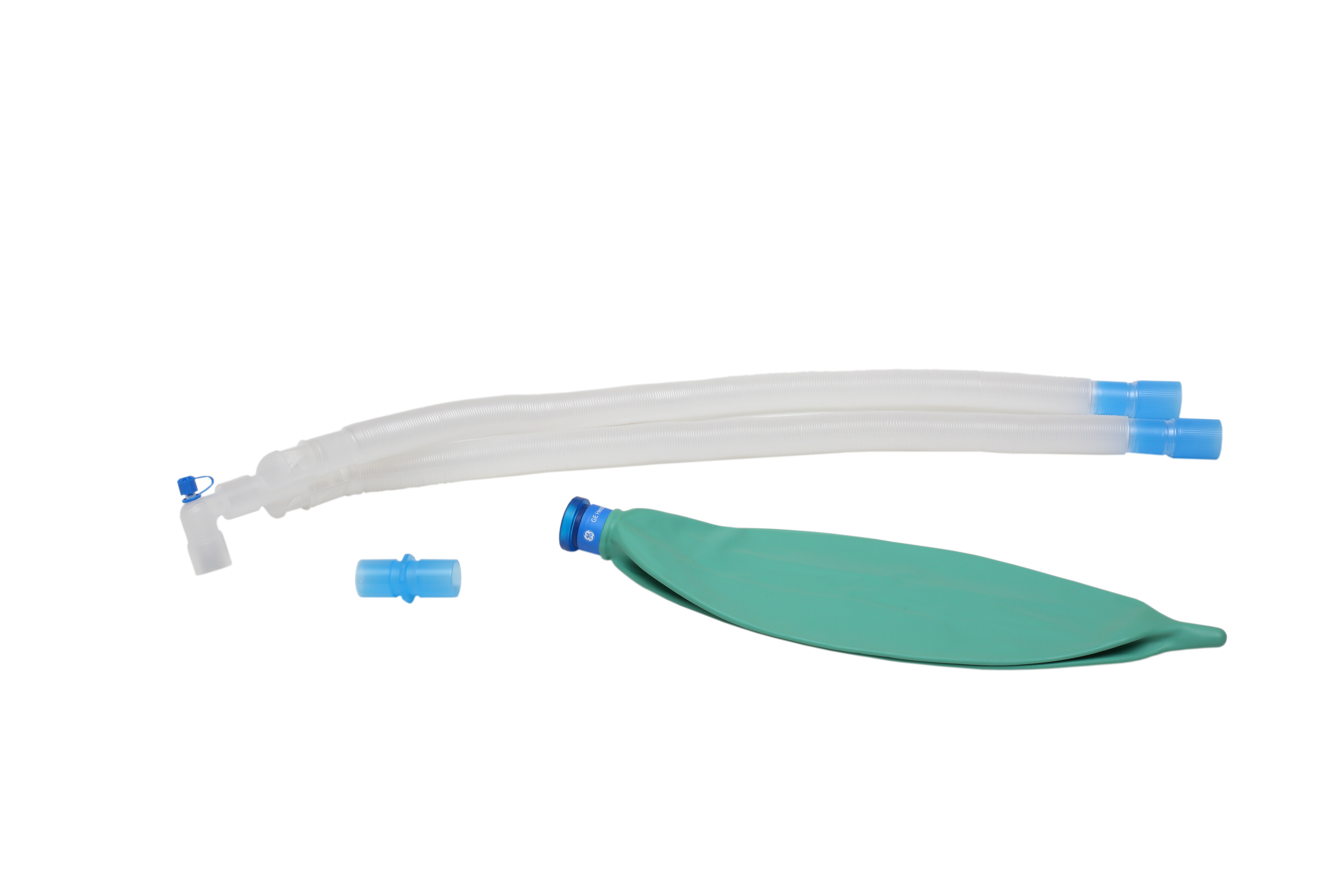 Circuit Patient, Adulte, UU, 1.8M, ballon 3L, 22M-22M pièce en Y incluse avec raccord coudé et port Luer